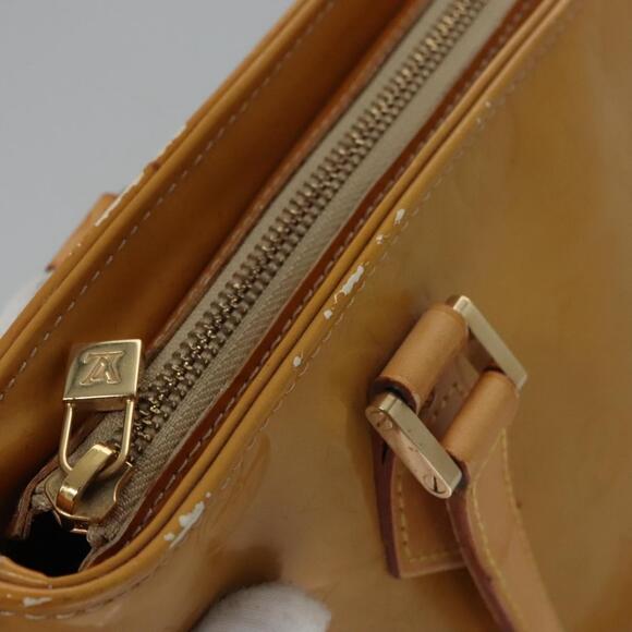 LOUIS VUITTON Monogram Vernis Houston Hand Bag Beige M91004 - Picture 8 of 13